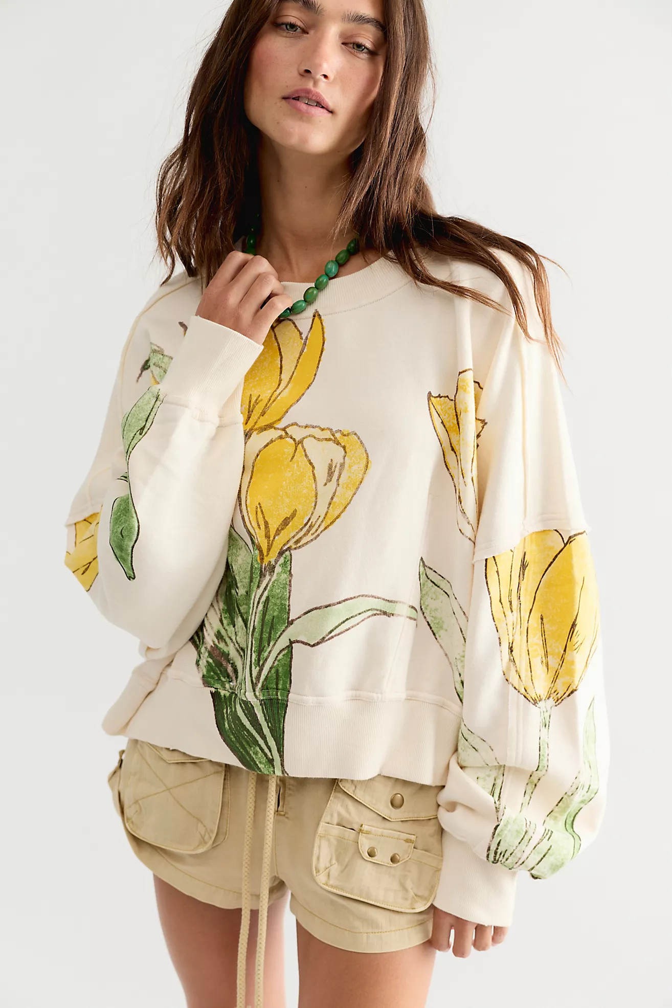 Gaia Sweatshirt | Free People (Global - UK&FR Excluded)
