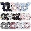 Jaciya 18 Pack Scrunchies for Hair, Cute Scrunchies Women Hair Scrunchies Chiffon Flowers Elastic... | Amazon (US)