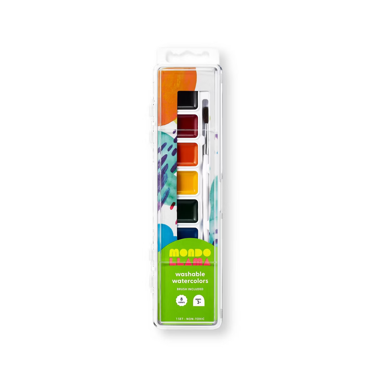 8ct Washable Watercolor Set - Mondo Llama™: Water-Based Acrylic Paints, Multicolor, Craft Paint... | Target