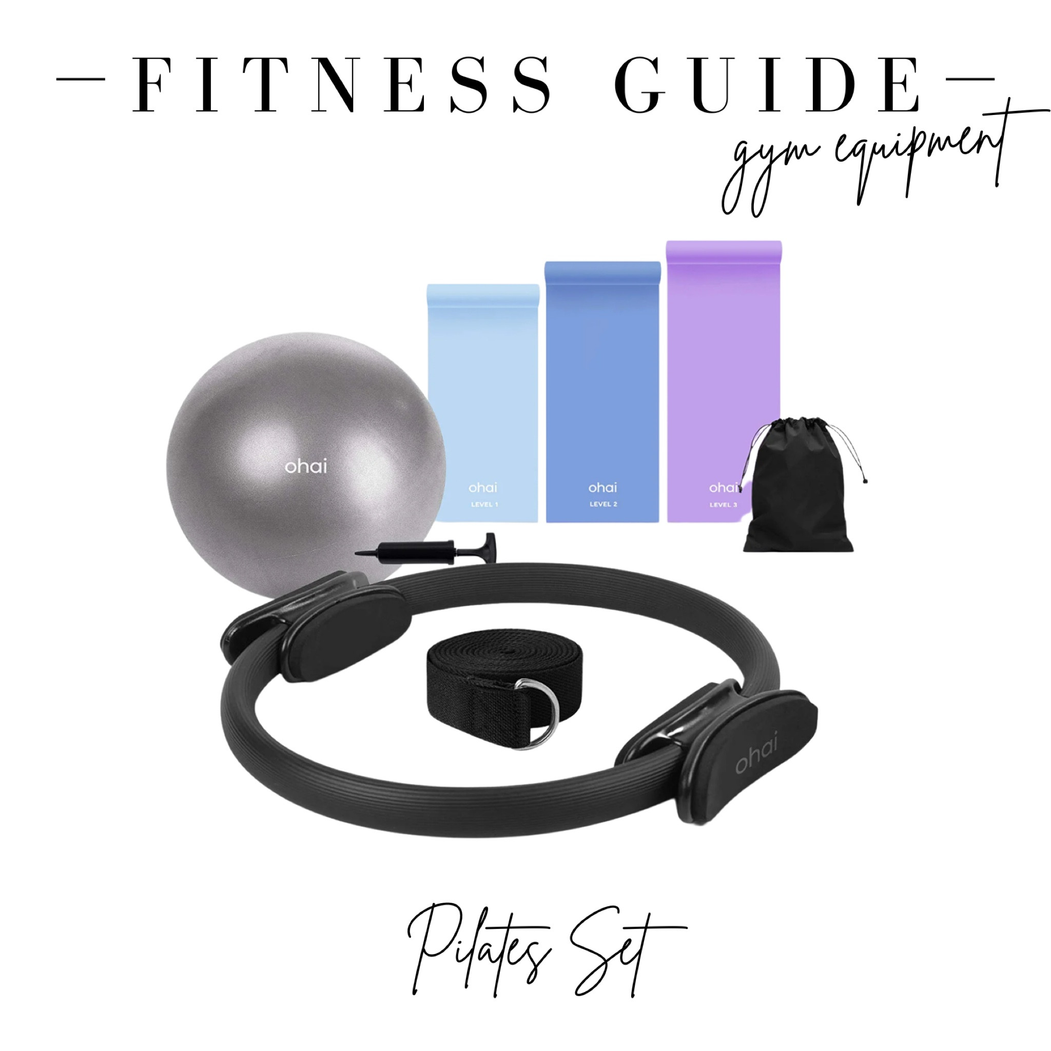 Fitness Guide | Gym Equipment 

Fitness guide | 2023 fitness | Gym Equipment | At home workout gear | Ohai | Pilates

#LTKhome #LTKfit