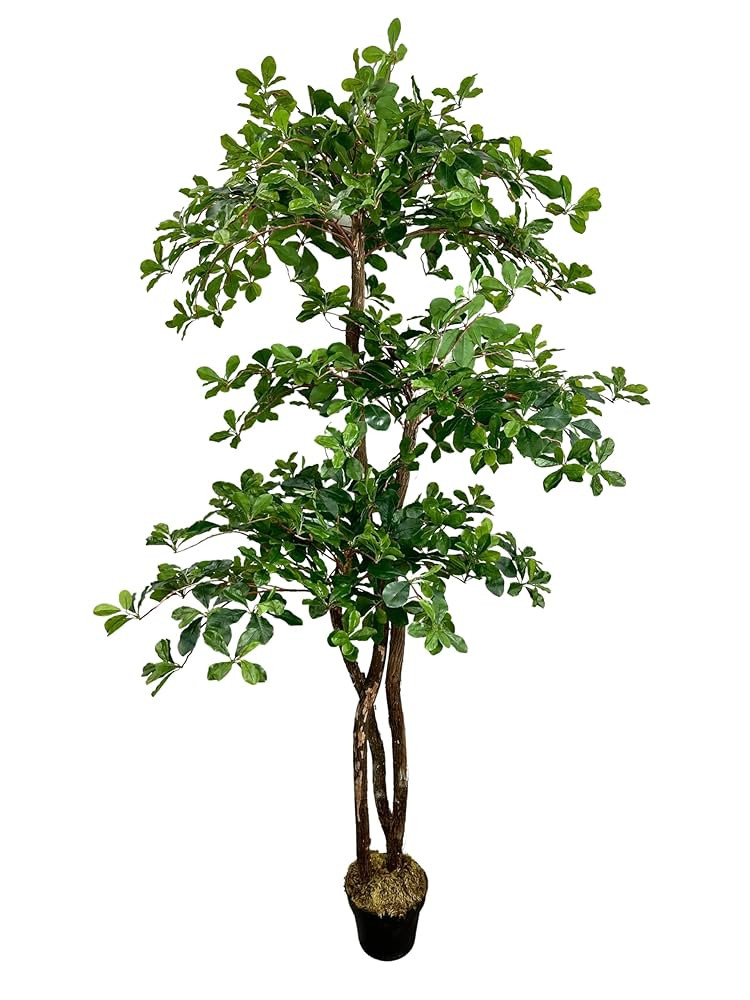 Cypress & Alabaster Handmade 6.5ft 3-Tier Italian Black Olive Leaf Artificial Tree with Ethically... | Amazon (US)