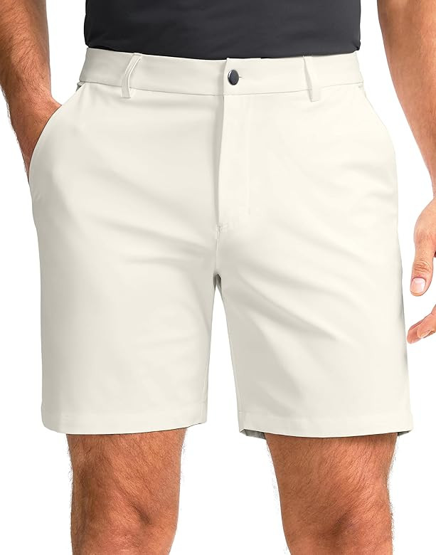 Obla Men's Golf Shorts 7"/9" Inseam Stretch Lightweight Casual Work Dress Shorts Flat Front Golf ... | Amazon (US)