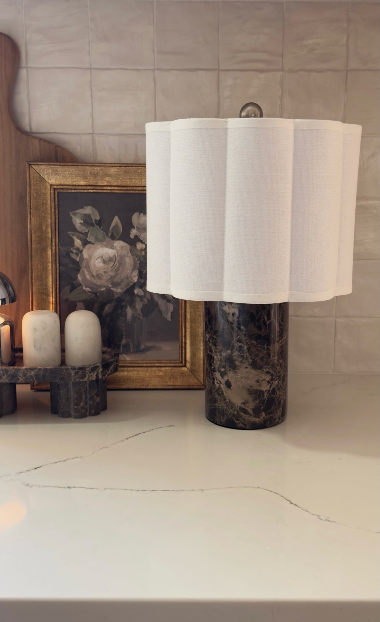 In love with this marble lamp.. amazing size and quality- super well priced too.

#LTKHome