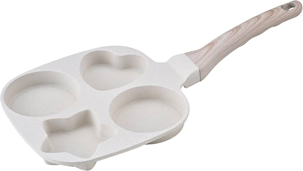 4-Cup Nonstick Omelette Skillet Egg Frying Pan, Healthy Breakfast Pancake Pan for Pancake, Hambur... | Amazon (US)