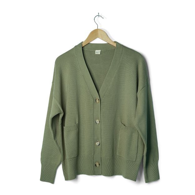 Goumikids Womens Organic Cotton Knit Button-Up Cardigan | Target