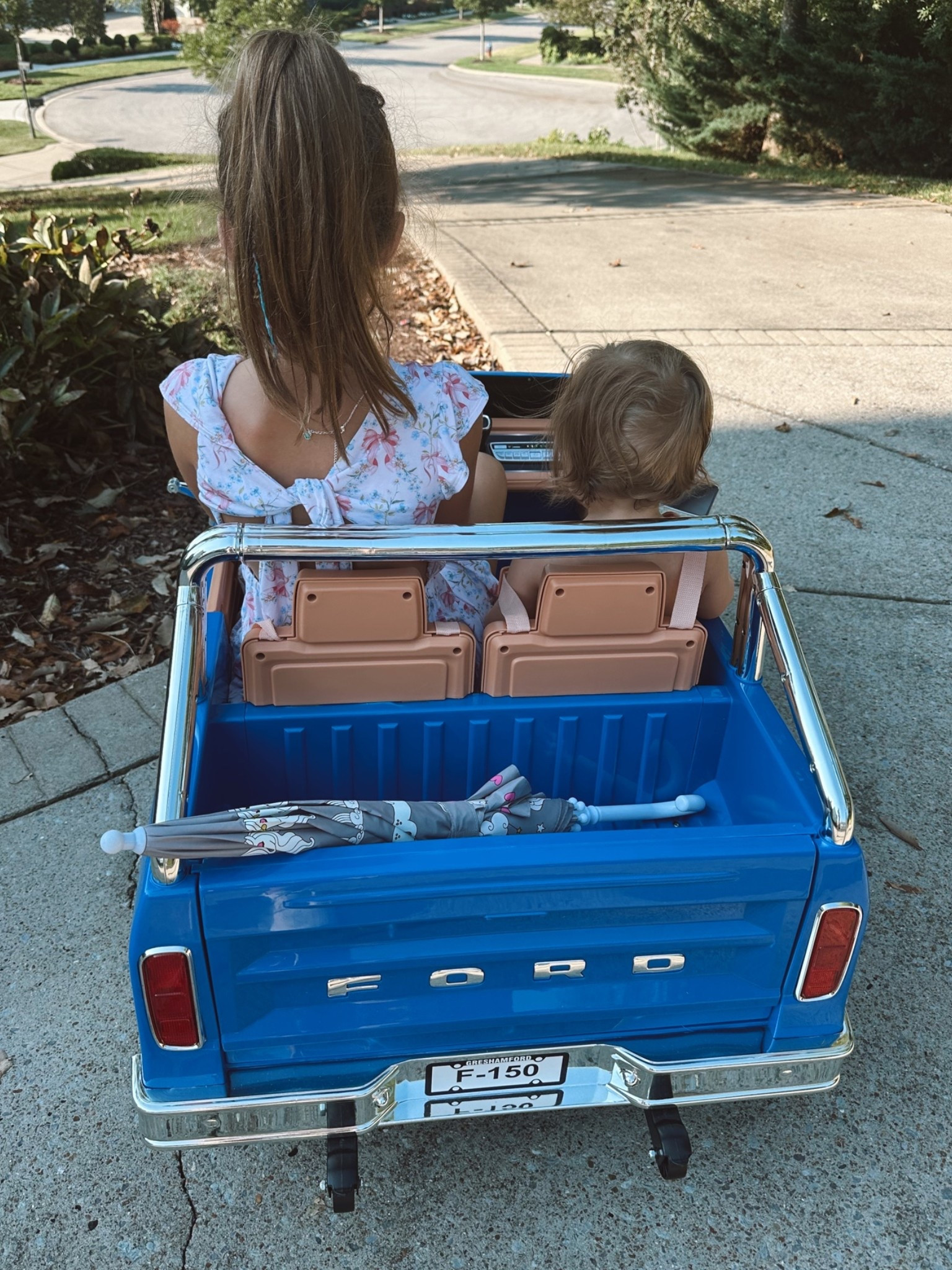 Cutest ride on toy ever! Vintage style Ford F150 2-seater truck for kids. Best gift idea!

#LTKKids #LTKBaby #LTKmomlife