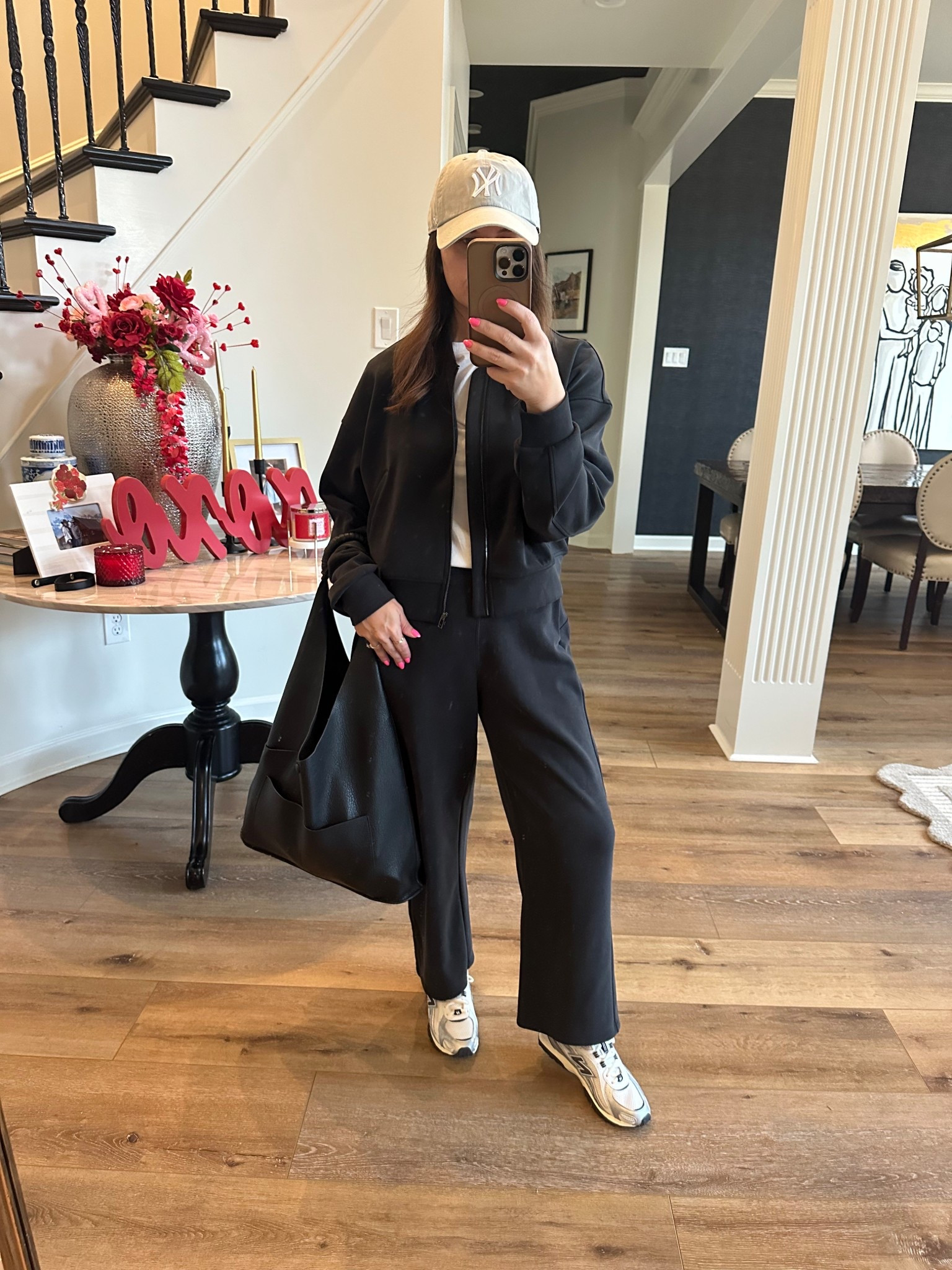 Spa day and casual lunch outfit