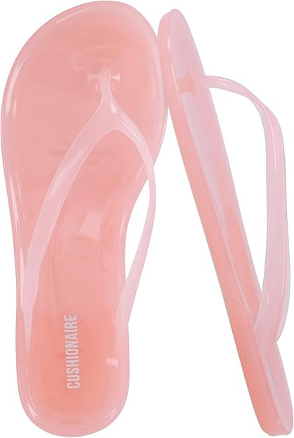 CUSHIONAIRE Splash Jelly Flip Flops for Women With Flexible Sole, Soft Footbed Summer Sandals for... | Amazon (US)