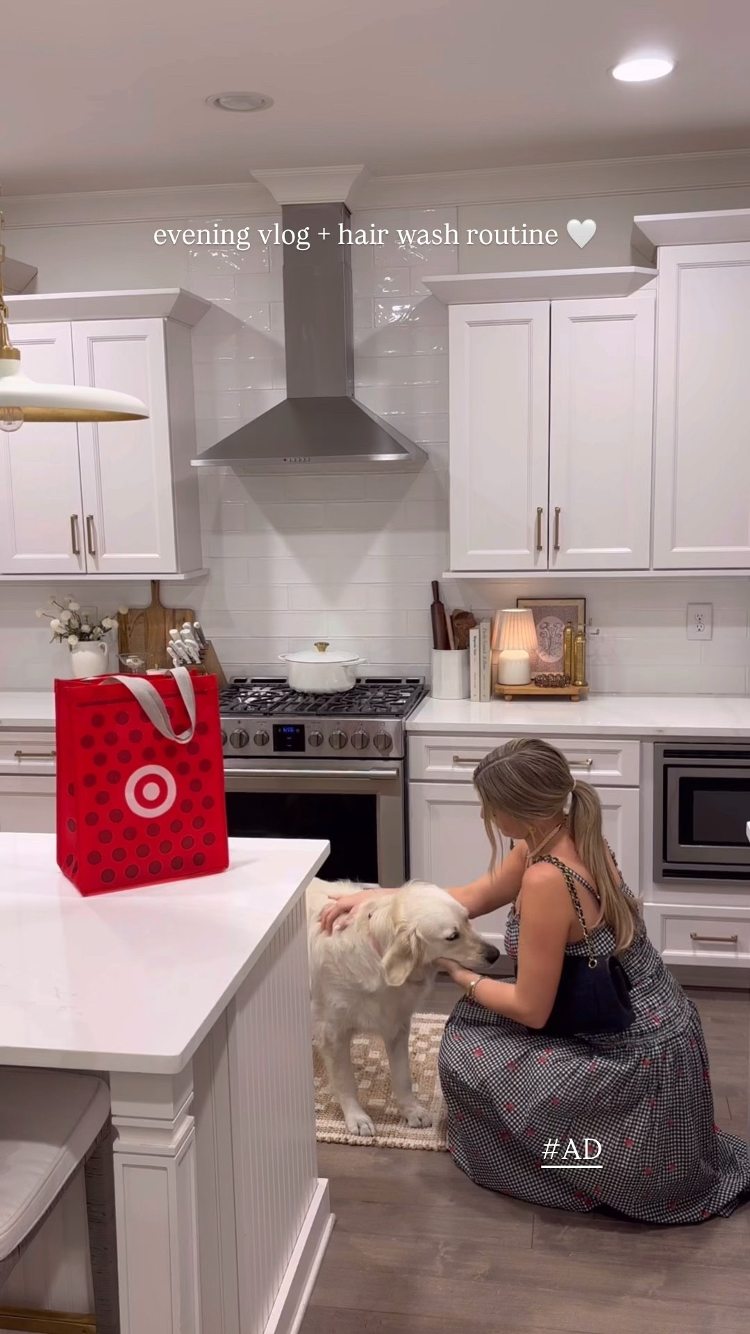 #ad Evening vlog after dinner 🤍 I stopped at @target on the way home to grab the new @garnierusa Diamond Sleek! It leaves my hair so smooth & shiny and is the perfect addition to a cozy hair wash night! #GarnierPartner #TargetPartner  @shop.ltk #liketkit 