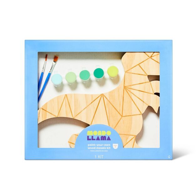 Paint-Your-Own Wood Mosaic Dinosaur Kit - Mondo Llama™ | Target