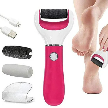 BOMPOW Electric Callus Remover Foot Scrubber, Foot File Hard Skin Remover Pedicure Tools for Feet El | Walmart (US)