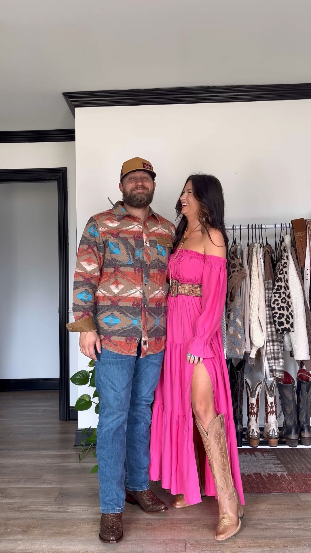 Western wear for couples! Wearing xs dress 💖 my boots are only available in 3 colors! The color I’m wearing is unavailable 

#LTKSeasonal #LTKootd #LTKgrwm