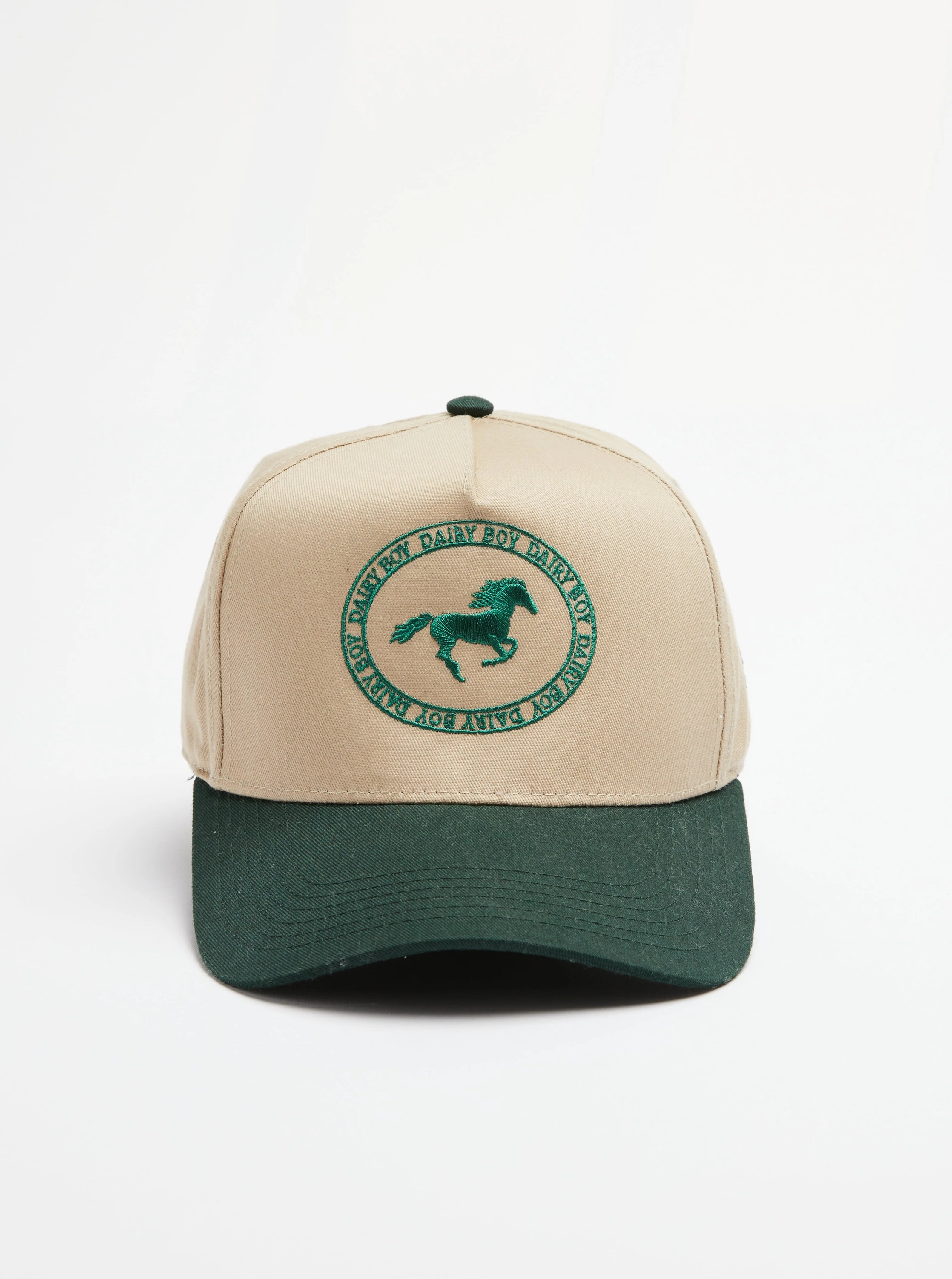 Dairy Boy Ring Trucker Hat - Khaki | Dairy Boy