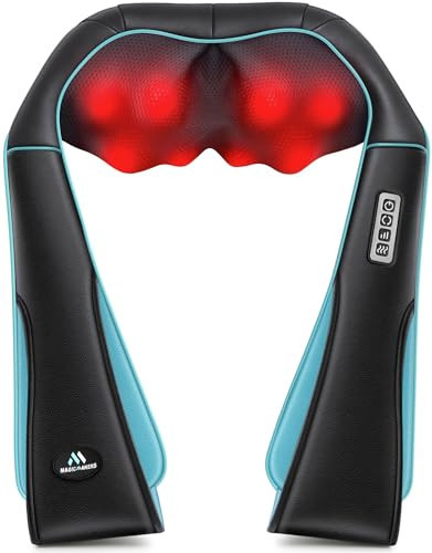 MagicMakers Fathers Day Dad Gifts, Shiatsu Neck Massager with Heat for Pain Relief Deep Tissue – Christmas Gift for Women, Men, Mom, Dad, Her, Him– Amazing Back & Shoulder Relief from Daughter or Son | Amazon (US)