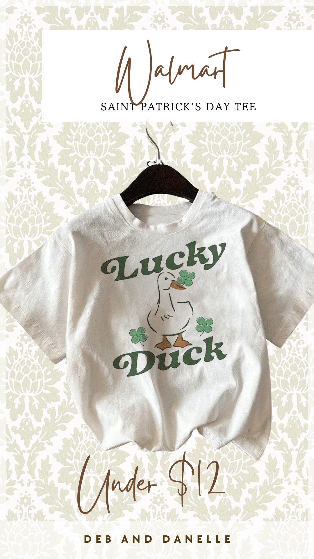 I ran across this Lucky Duck tee from @Walmart for under $12 and thought it would be perfect for Saint Patrick's Day! Best of all, it is neutral enough that you could continue to wear it for everyday wear.  

 #LTKSeasonal #LTKMidsize