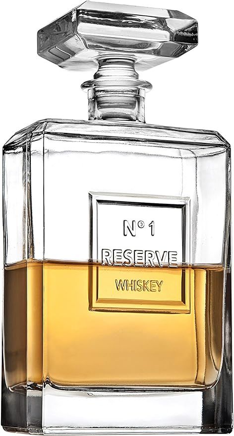 Godinger Reserve Whiskey Decanter for Liquor Scotch Bourbon - 40oz | Amazon (US)