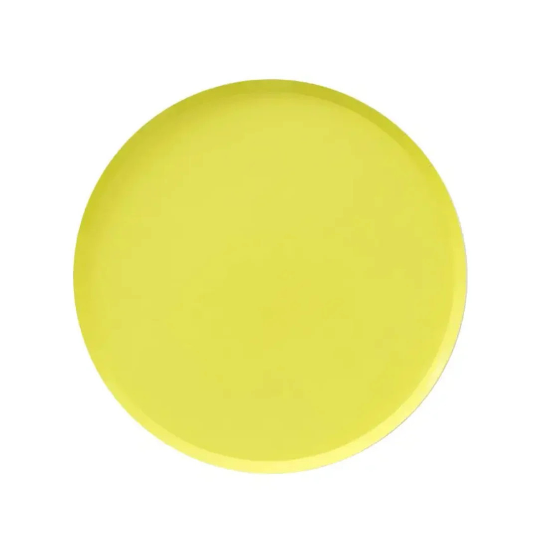 Chartreuse Paper Plates (2 sizes) | Ellie and Piper