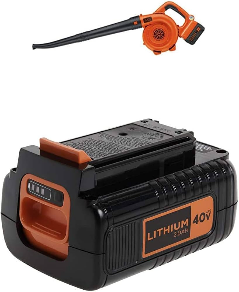 BLACK+DECKER 40V MAX Cordless Sweeper with Extra Battery, 2.0-Ah (LSW36 & LBX2040) | Amazon (US)