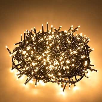 AWQ 500 LED 49ft Christmas Cluster Lights Christmas String Lights Decoration Lights for Christmas... | Amazon (US)