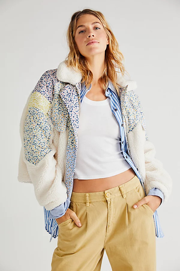 Flower Patch Coat by [BLANKNYC] at Free People, Flower Patch, XS | Free People (Global - UK&FR Excluded)