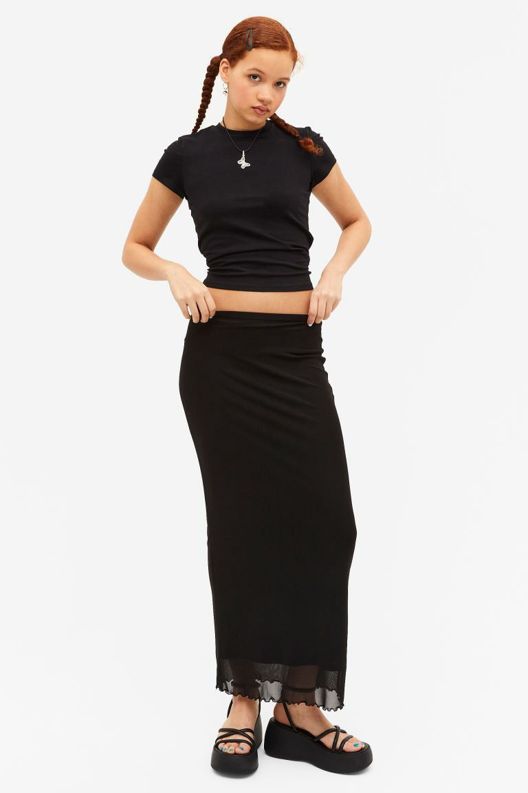 Maxi-Bleistiftrock Saumdetail | H&M (DE, AT, CH, NL, FI)