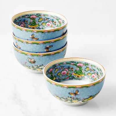 Famille Rose Cereal Bowls, Set of 4 | Williams-Sonoma