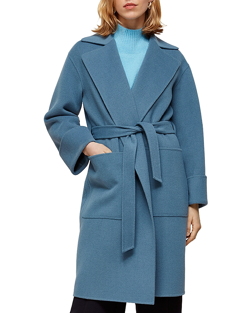 Whistles Double-Faced Wool Wrap Coat | Bloomingdale's (US)