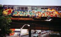 Charlie AhearnDondi, Zephyr, Charlie Ahearn Heroin Kills graffiti photograph: Bronx, NY 1981 prin...