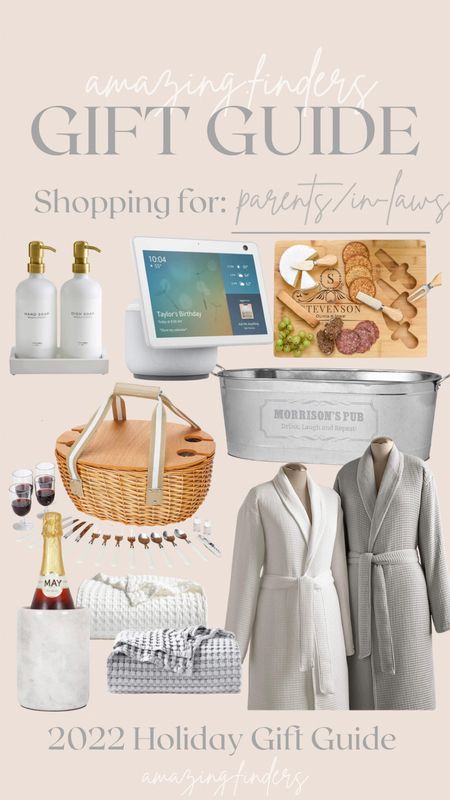 Amazon gift guide. Amazon in laws. Amazon gifts for in-laws. Holiday gift guide. Christmas gifts. Amazon robes. Terry robes.  Picnic basket. Marble wine chiller  

#LTKhome #LTKSeasonal