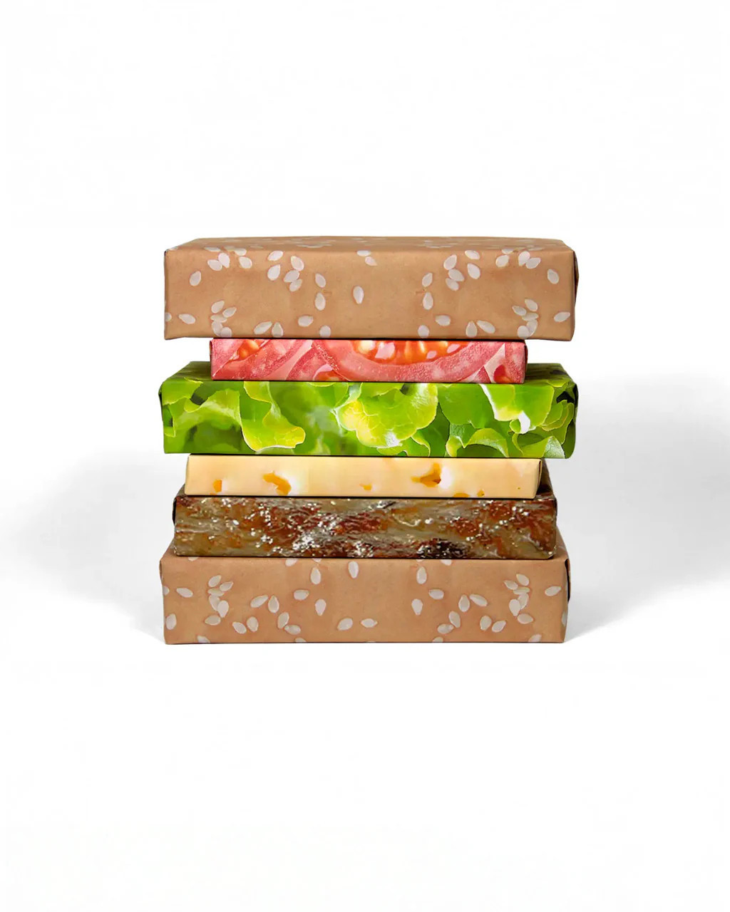 Cheeseburger Wrapping Paper Set | ban.do