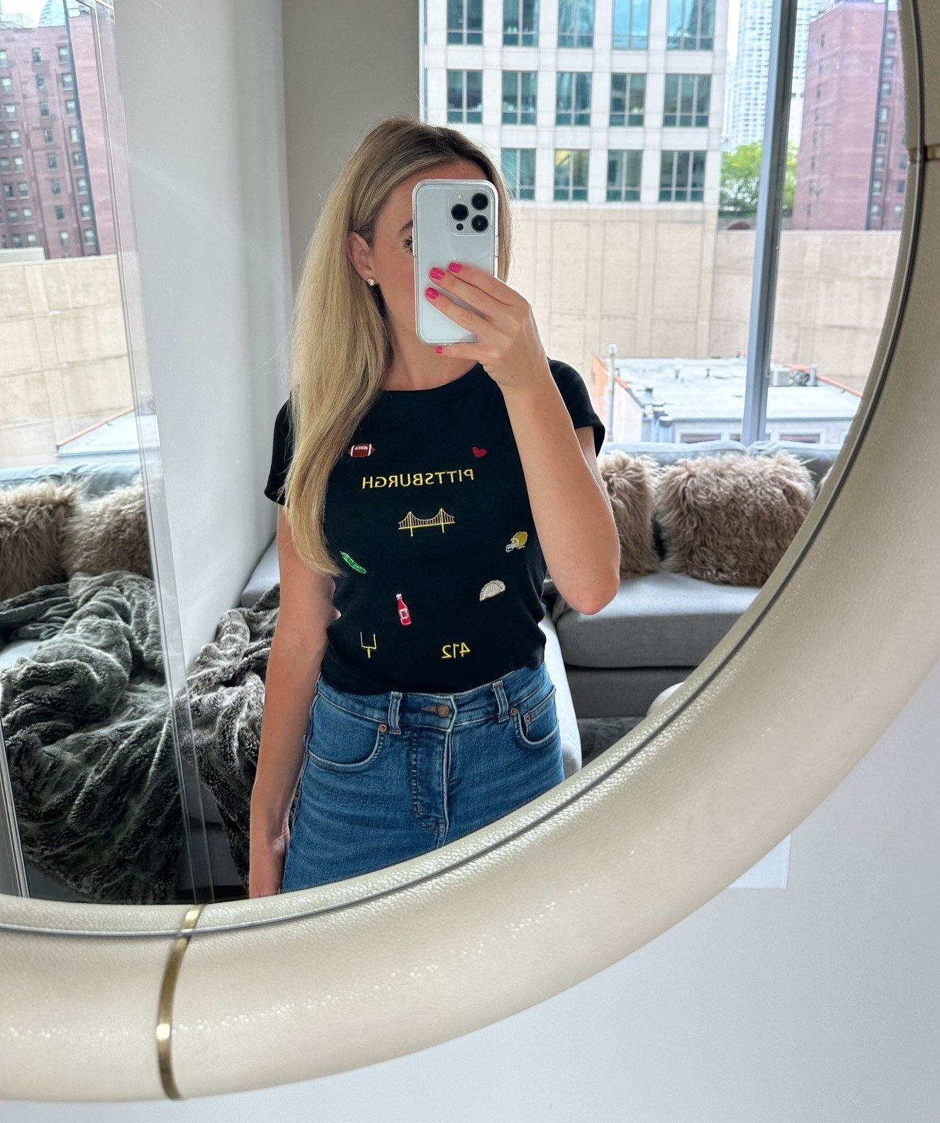 Pittsburgh Football Shirt: 

Show off your love for Pittsburgh in style with the embroidered Pittsburgh baby tee featuring iconic city-inspired details. Designed for comfort and everyday wear, this chic embroidered baby tee is perfect for football Sundays, game days at the stadium, cheering on your team at the bars, or representing Pittsburgh wherever you go.

#LTKootd #LTKActive #LTKU