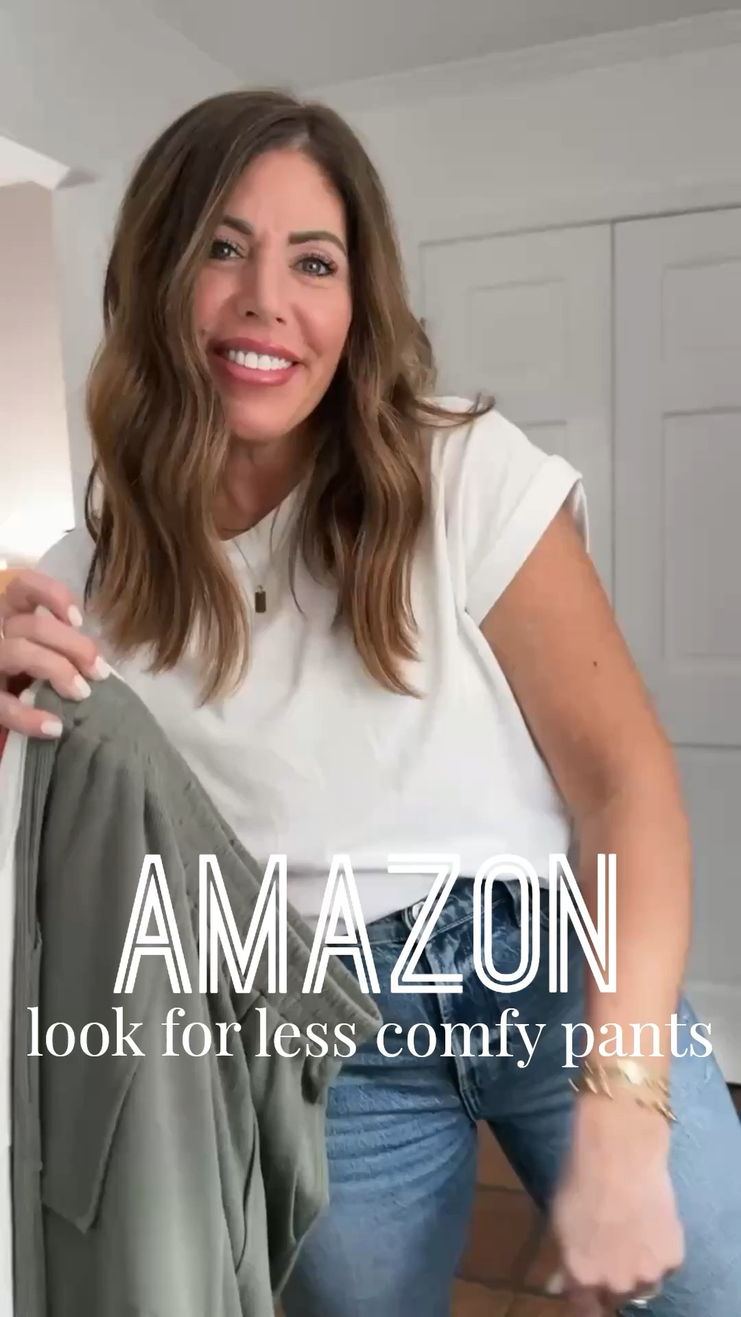 Must have look for less comfy pants from Amazon!! On sale for under $30 available in several colors. Size down one size for a flattering fit. Lightweight ribbed Cotton/poly harem style pants that are super comfy and versatile! You can style them so many different ways they are a must have for spring and summer and pretty much year-round‼️

Here are several different ways I have styled them. 

#LTKootd #LTKSaleAlert #LTKOver40