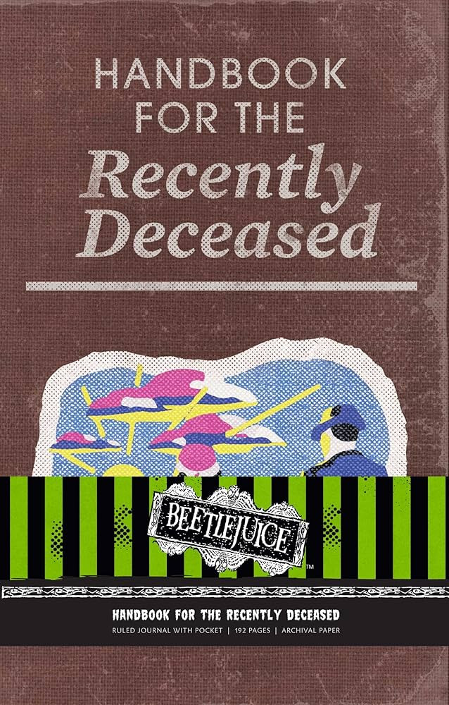 Beetlejuice: Handbook for the Recently Deceased Hardcover Ruled Journal (80's Classics) | Amazon (US)