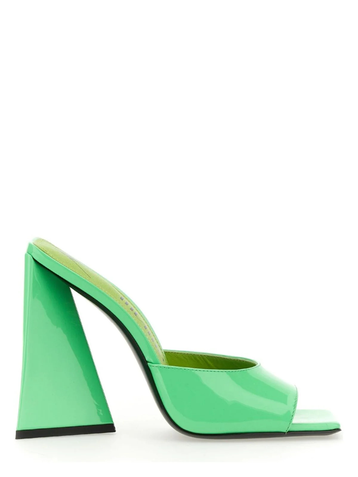 The Attico Women's Mule Devon in Green | Size 37 | 231WS000 | LOZURI