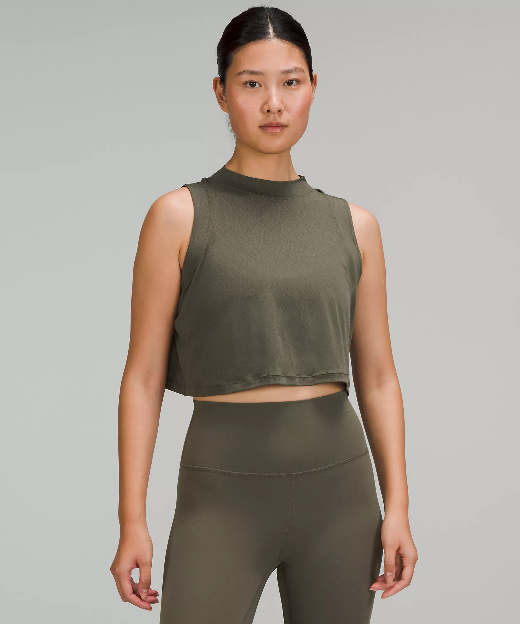 Flow Y 2-in-1 Cropped Tank Top | Lululemon (US)