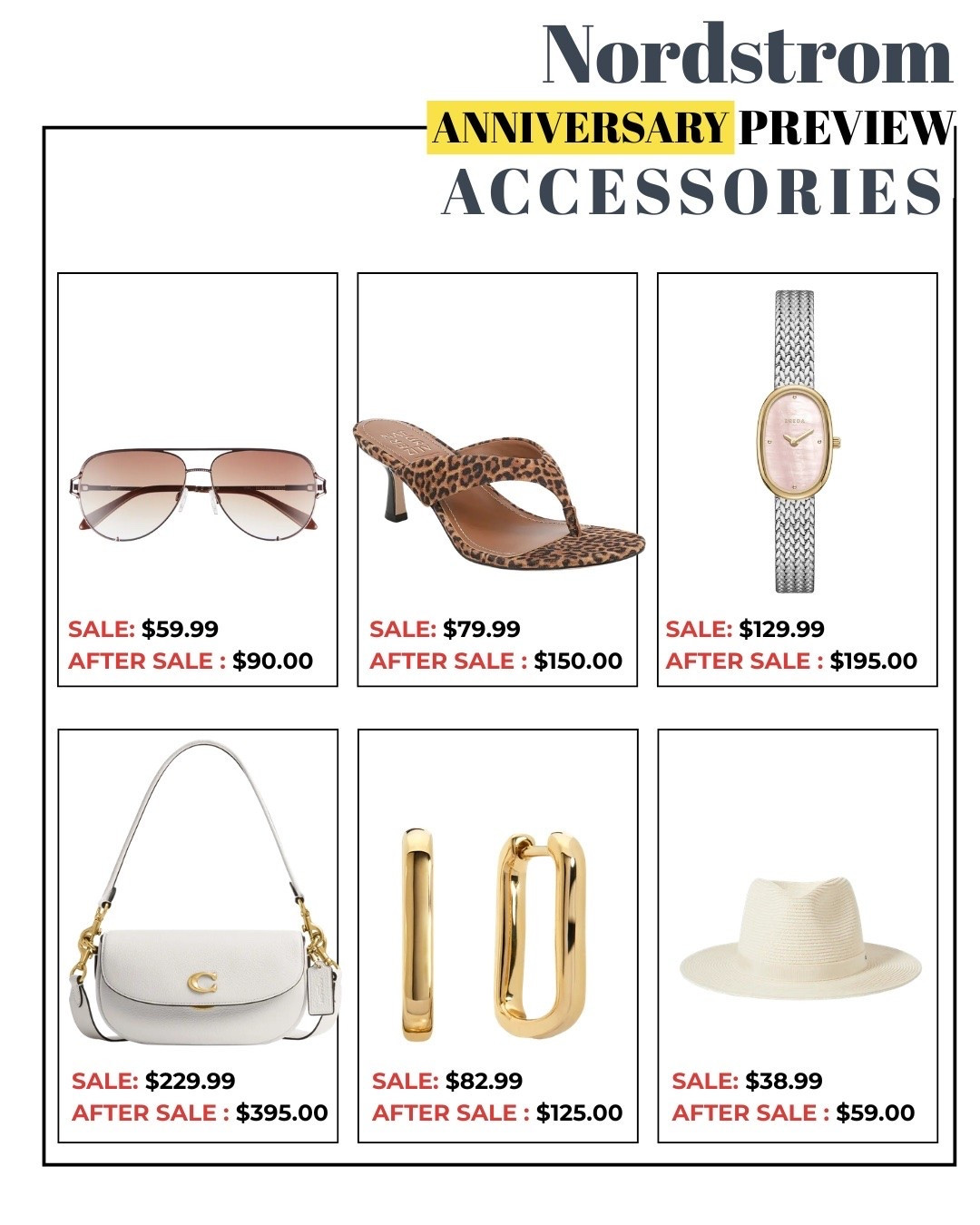 Building a wardrobe you love starts with pieces that work together. These Nordstrom Anniversary Sale accessories are easy additions that can elevate basics and make styling feel effortless. nordstrom anniversary sale, nsale preview, designer accessories, fashion accessories, handbags, statement earrings, sunglasses, summer accessories, luxury accessories, affordable luxury finds, wardrobe essentials, classic accessories, elevated style

#LTKootd #LTKSeasonal #LTKMidsize