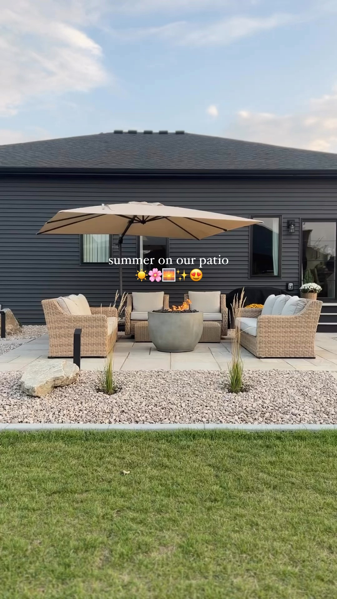 Patio season is almost here! We had this Walmart patio set in our previous backyard and loved it! Very comparable to pottery barn style, great quality and comes with heavy duty covers. We used two sofas and two swivel chairs to create this look. Affordable home, boujee on a budget patio. 

#LTKHome #LTKSeasonal