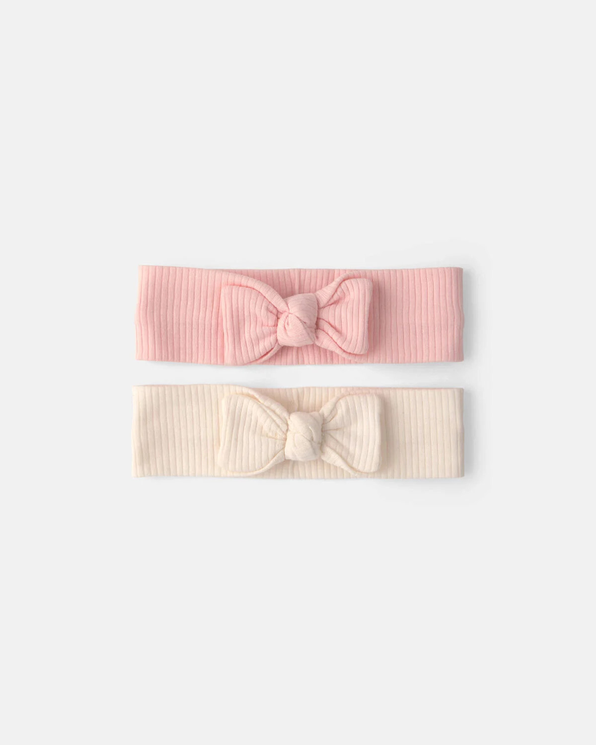 Baby Girl 2-Pack Headbands - Pink/Ivory | Carter's | Carter's Inc