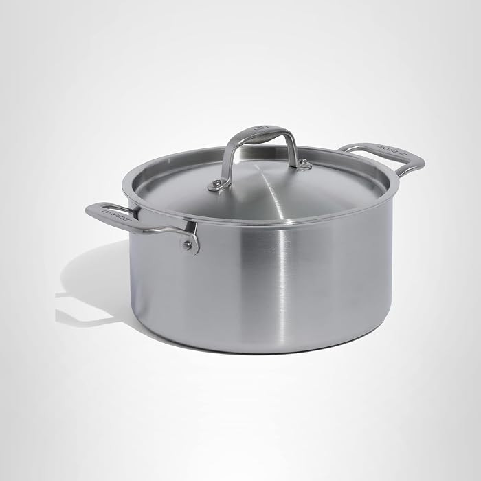 Made In Cookware - 6 Quart Stainless Steel Stock Pot With Lid - 5 Ply Stainless Clad - Profession... | Amazon (US)