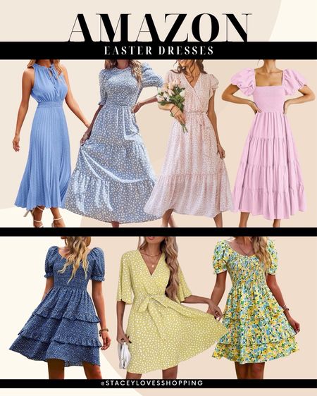 Amazon Easter dresses! Spring dresses, baby shower dress, bridal shower dress.



#LTKover40 #LTKSeasonal #LTKfindsunder50