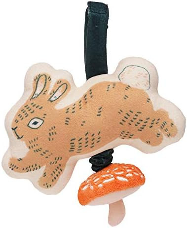 Manhattan Toy Button Bunny Brahm's Lullaby Pull Musical Toy with Baby Chime and Adjustable Fabric... | Amazon (US)