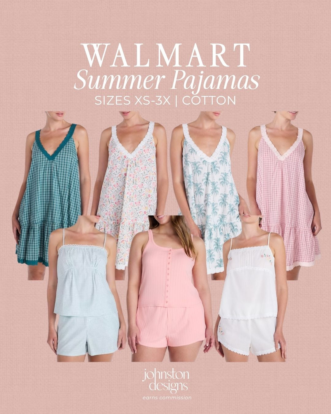 Cute and lightweight summer pajamas that are perfect for warm nights, slow mornings and lounging at home. 💗

Walmart pajamas, summer pajamas, women’s sleepwear, cotton pajamas, pajama sets, nightgown, walmart finds, affordable pajamas, women’s loungewear, summer sleepwear 

 #LTKootd #LTKselfcare