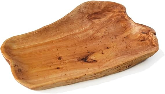 COSPRING Root Wood Dish, Party Platter and Tray for Sandwich Bread Serving, appetizer display, Vi... | Amazon (US)