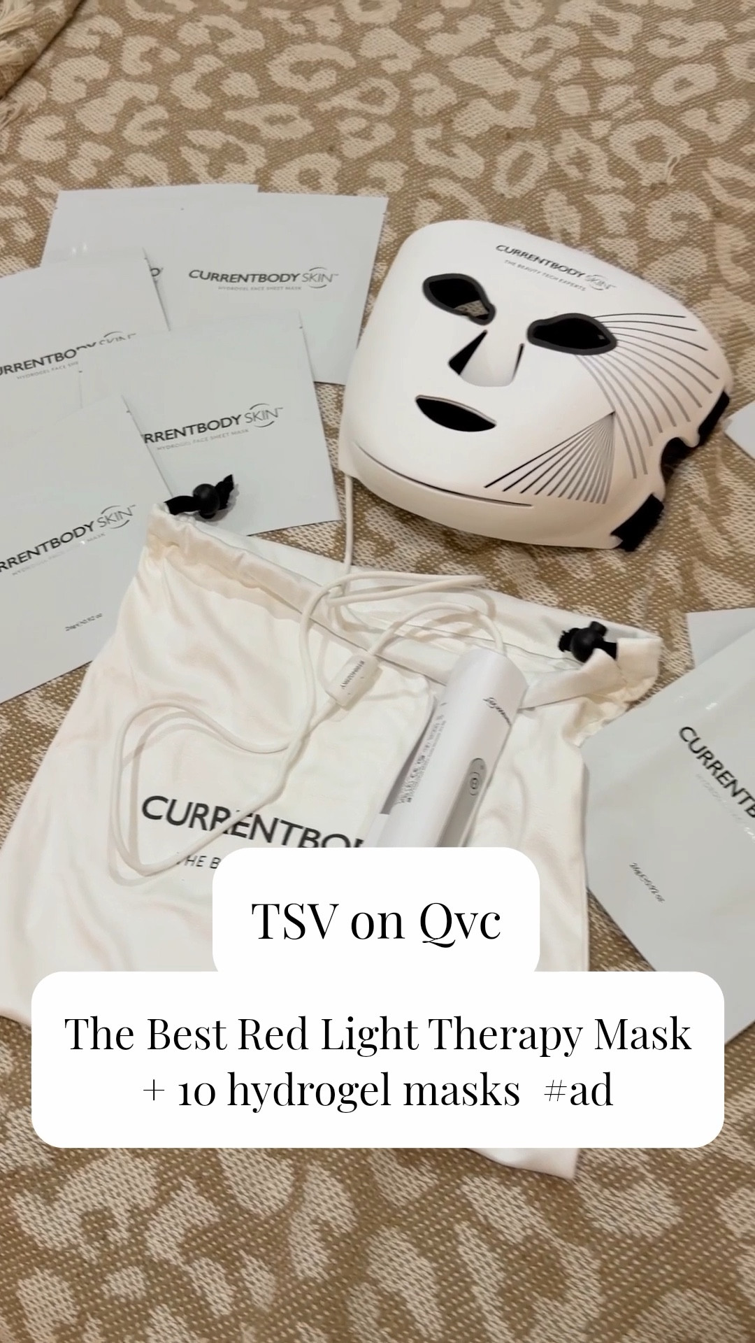 #ad The CurrentBody Skin LED Mask Series 2 is the TSV on @qvc and it uses clinically proven LED light therapy to support collagen and improve skin tone, and pairing it with the Face Hydrogel Masks takes the results to the next level—deep hydration, plumper skin, and a glow you can see. This has officially become my non-negotiable self-care step. #loveqvc