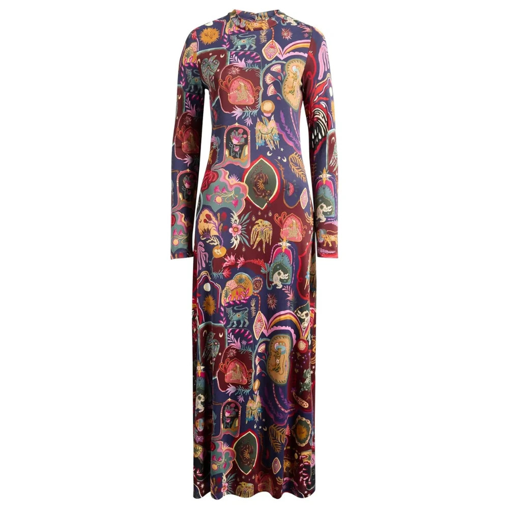 FARM Rio Women's Artsy Surreal Land Maxi Dress, Multicolor | Shop Simon