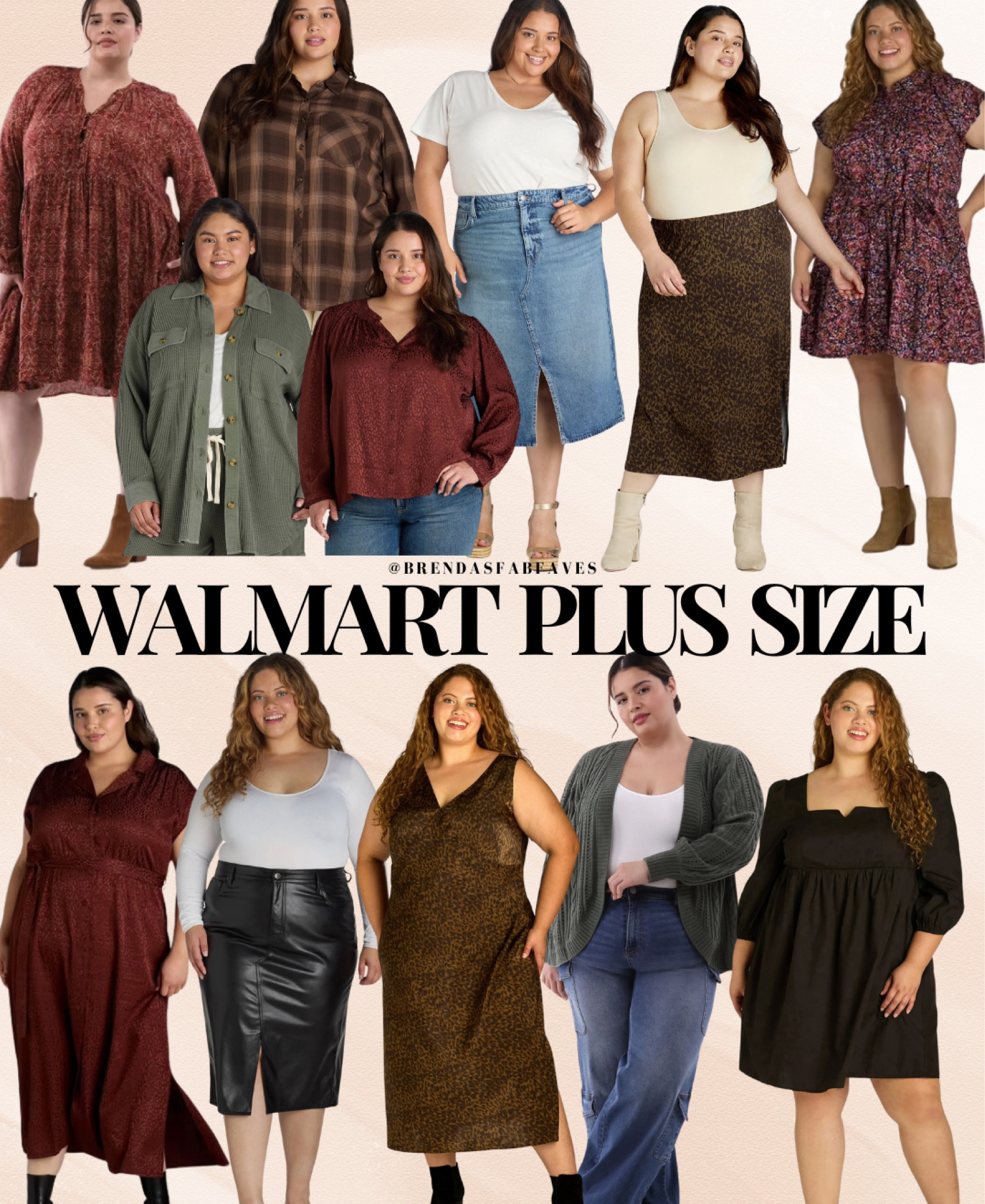 Walmart fall plus size has arrived!
Plus size peasant dress, plus size sweetheart dress, plus plaid button down shirt, plus size flutter sleeve dress, plus size slip dress, plus size dressy tops, plus size denim skirt, plus size faux leather skirt, plus size leopard print skirt, plus size cardigan, plus size fall outfits, plus size teacher outfits, plus size work outfits 

#LTKBacktoSchool #LTKPlusSize #LTKSeasonal