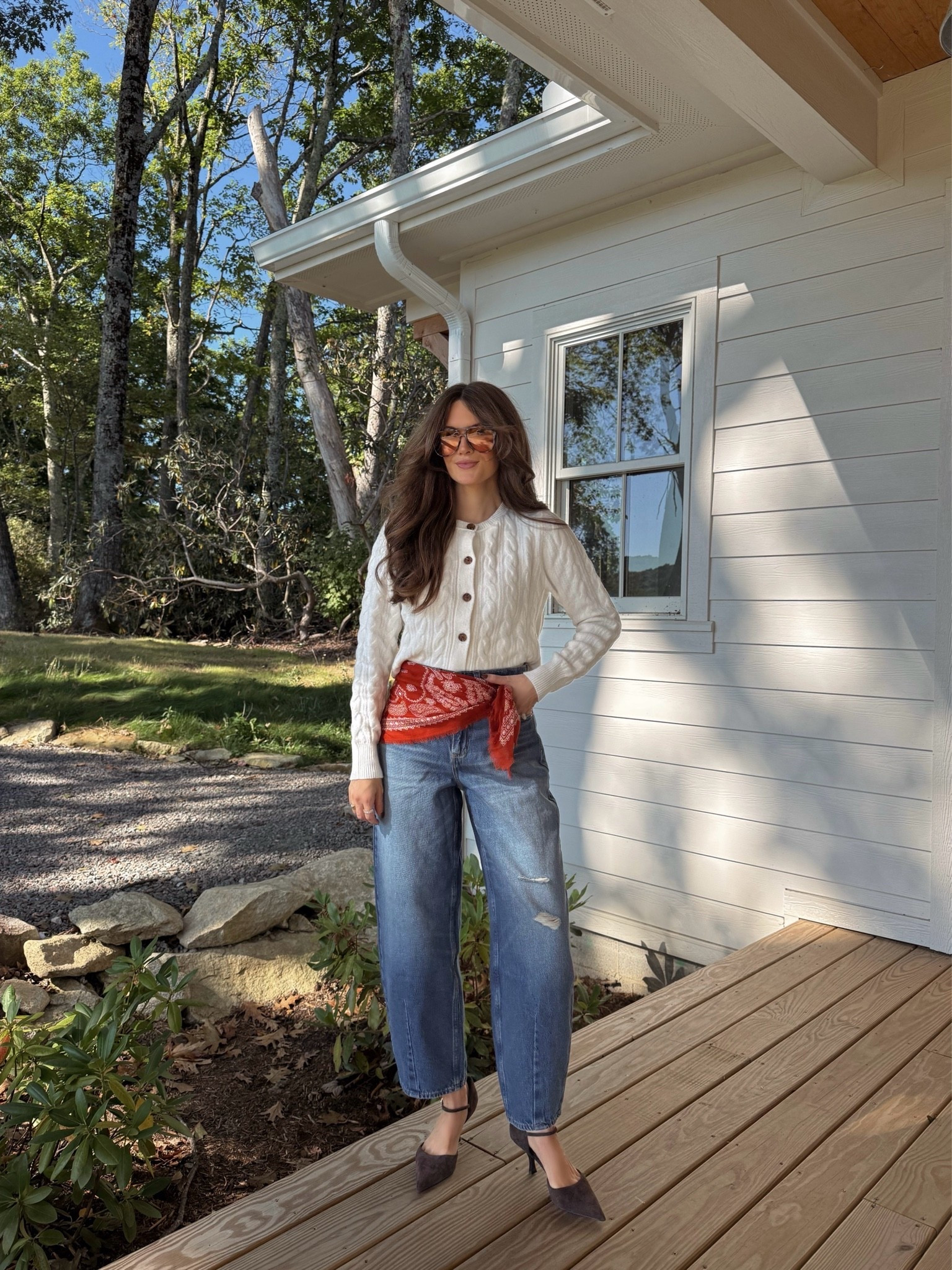 Target fall outfit 🤎 jeans are medium wash!

#LTKootd #LTKmomlife #LTKSeasonal