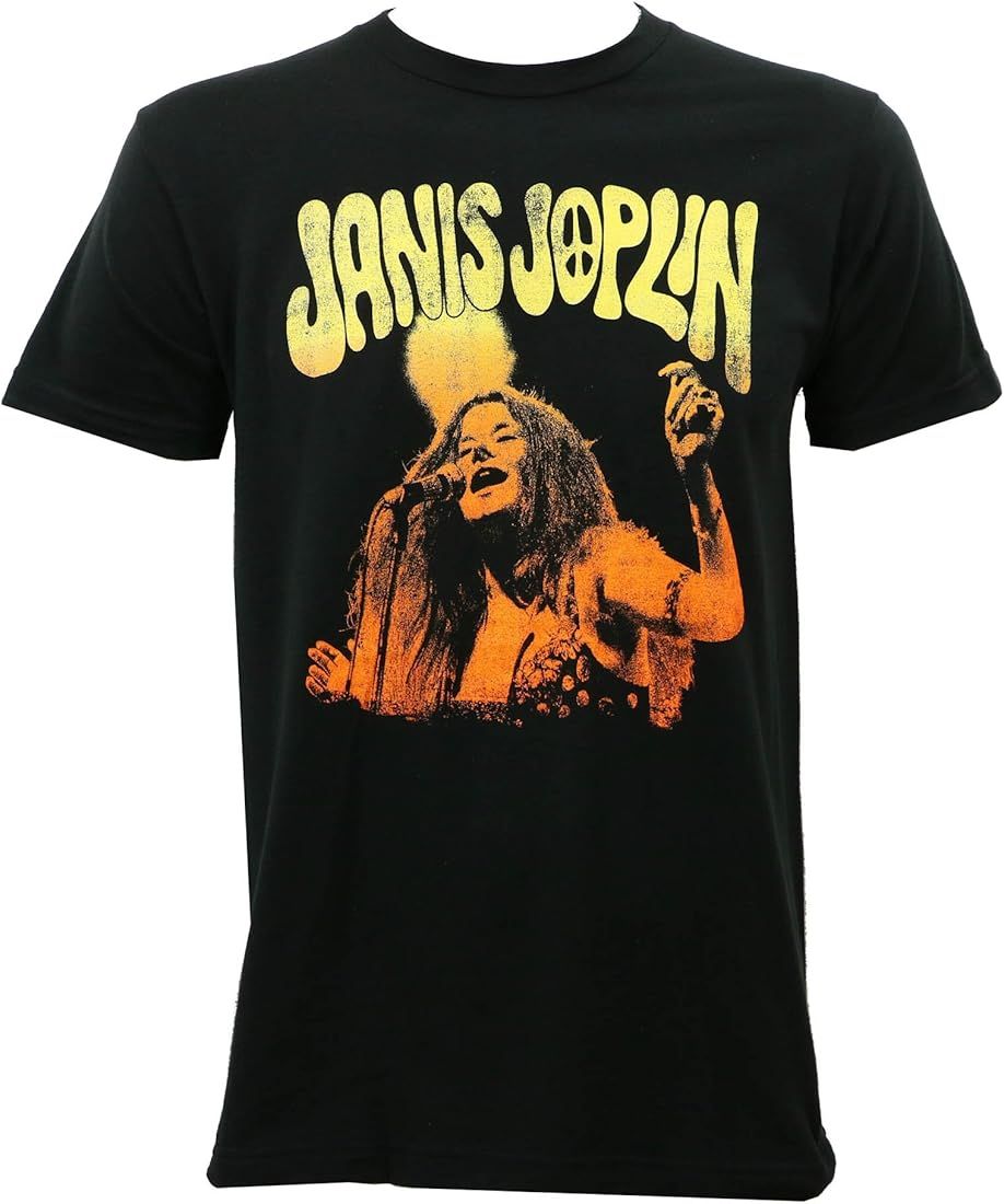 Janis Joplin Live Fitted Jersey Tee | Amazon (US)