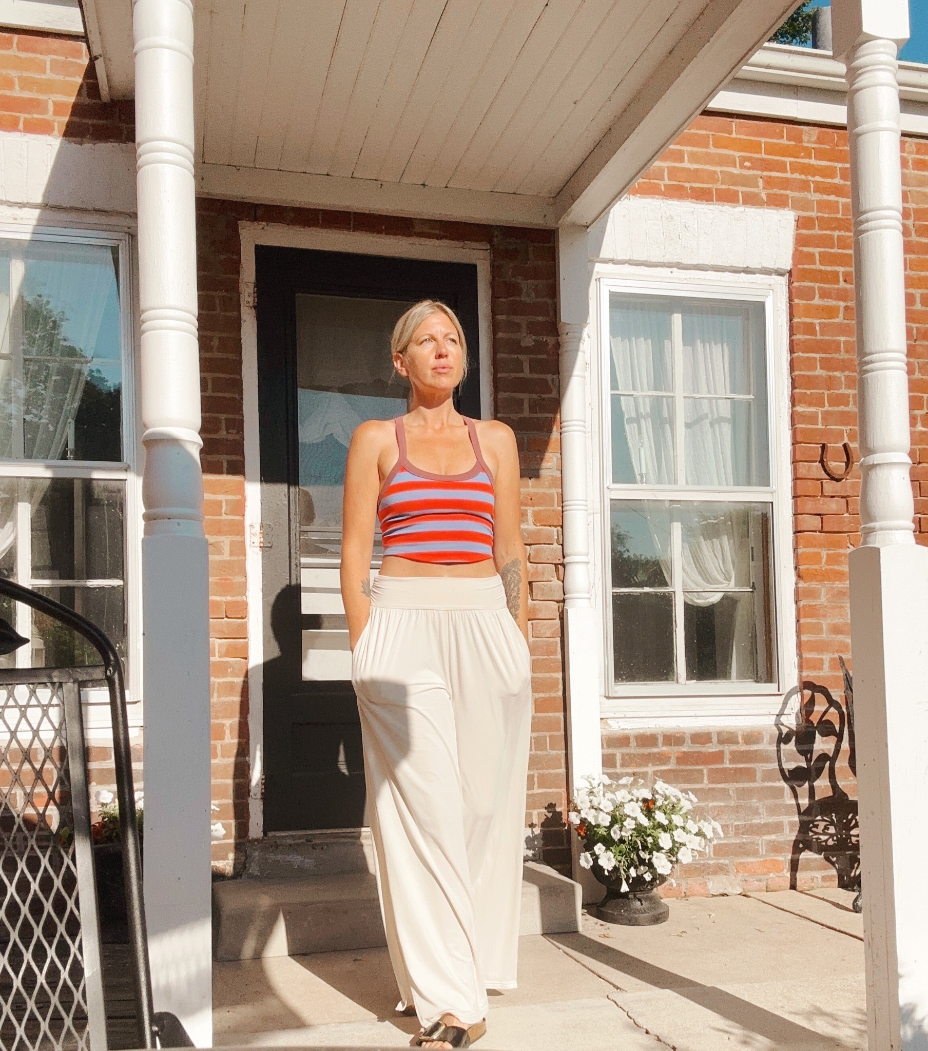 The best tank for morning walks in the heat and also looks cute under overalls or a denim shirt left open. 

#LTKActive #LTKFindsUnder50 #LTKOver40