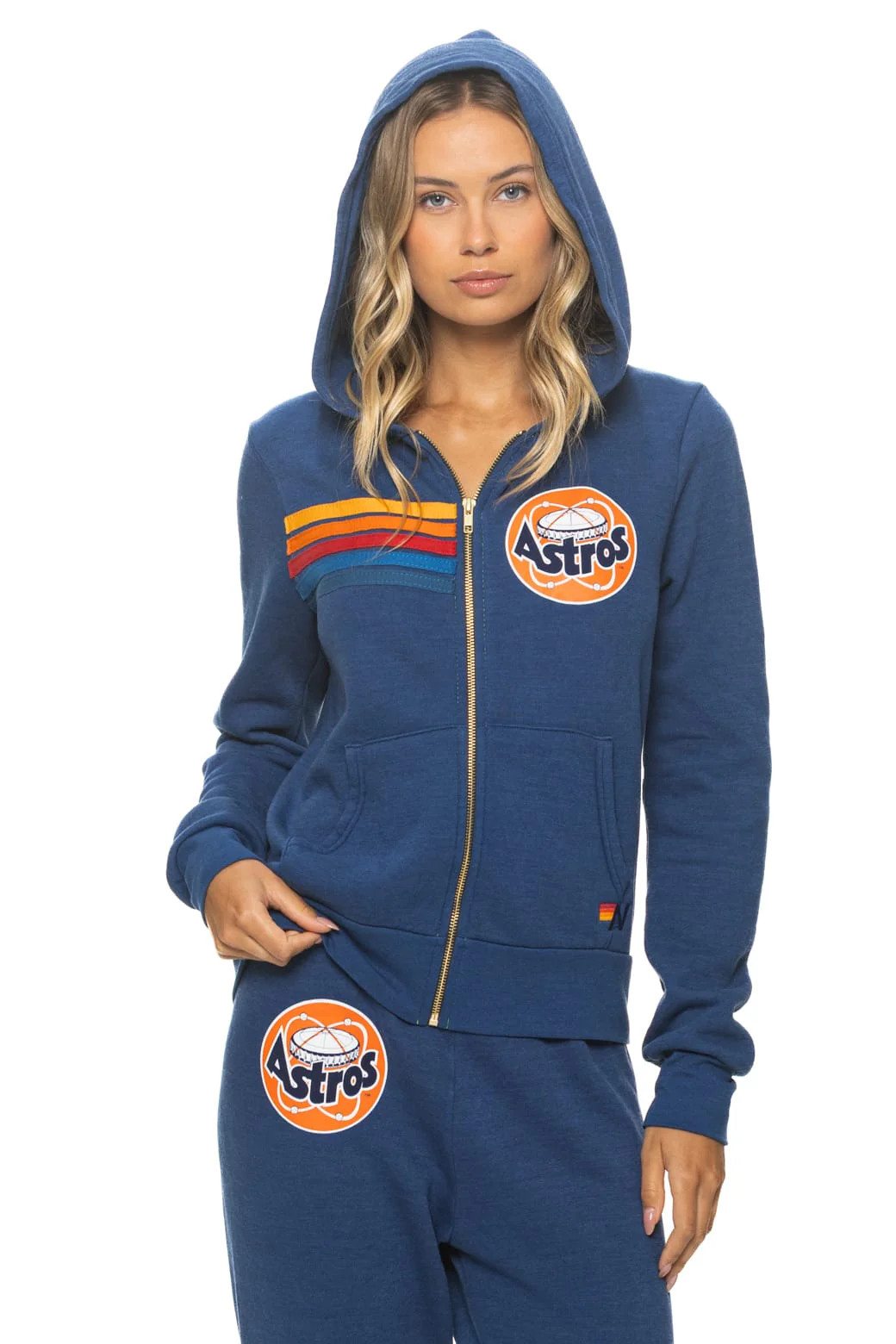 HOUSTON ASTROS 2026 ZIP HOODIE - ROYAL | Aviator Nation